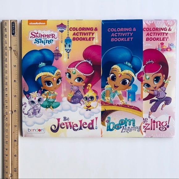 Shimmer & Shine 3-pk coloring booklets set - Picture 5 of 5